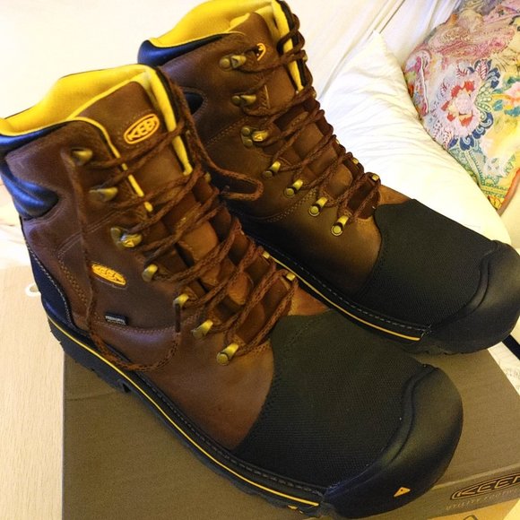 KEEN Other - KEEN-MILWAUKEE-STEEL Toe-Waterproof Boots-New in Box-Size 15EE-ANSI Rated 75